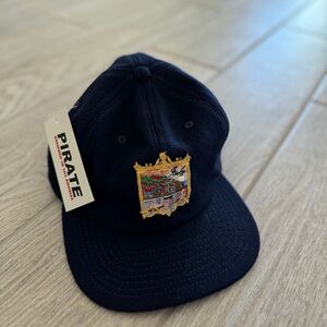 NWT PIRATE Italy Navy Wool Hat
